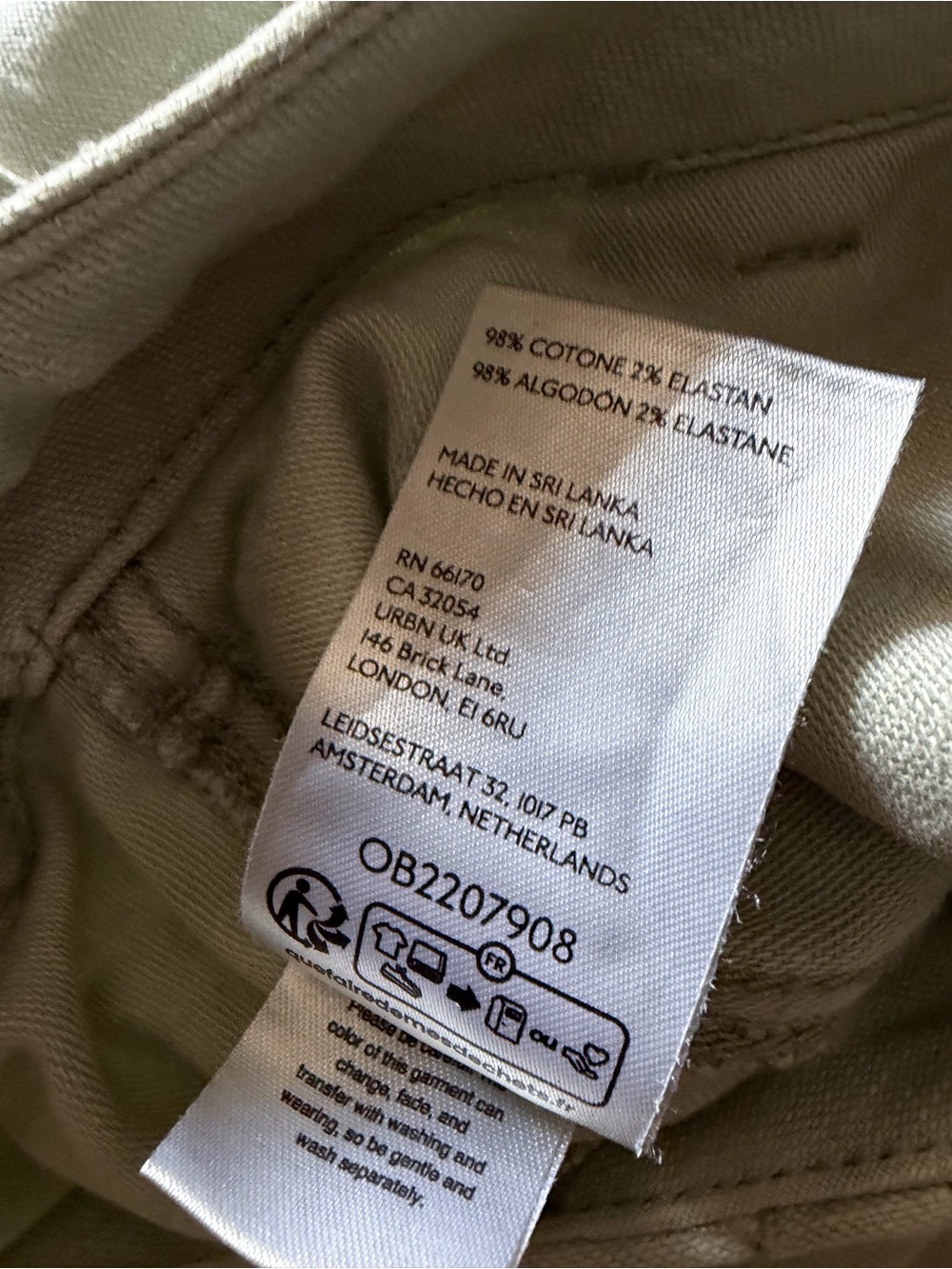 Anthropologie Pilcro Cropped Utility Pants Size29 Sage Green - Picture 7 of 9